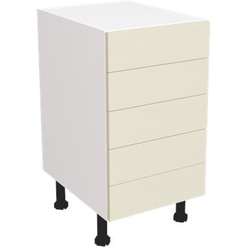 wilton oakgrain cream 5 drawer unit 450