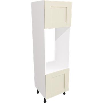 wilton oakgrain cream double oven unit 600
