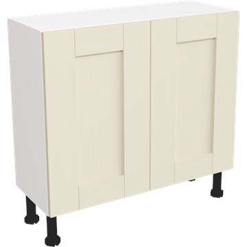 wilton oakgrain cream slim base unit 900