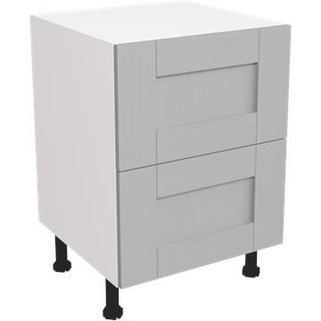 wilton oakgrain dust grey 2 drawer unit 600