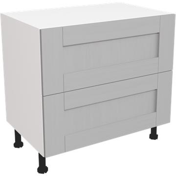 wilton oakgrain dust grey 2 drawer unit 900