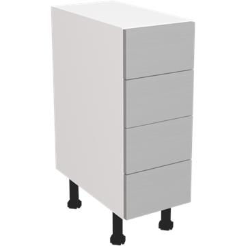 wilton oakgrain dust grey 4 drawer unit 300