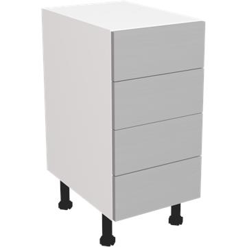 wilton oakgrain dust grey 4 drawer unit 400