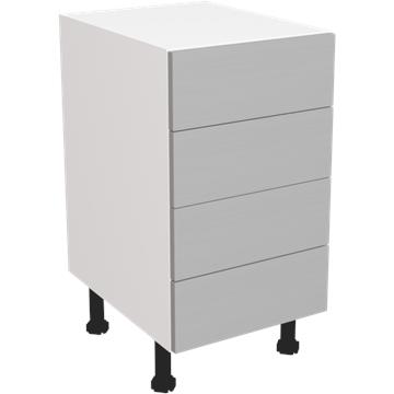 wilton oakgrain dust grey 4 drawer unit 450