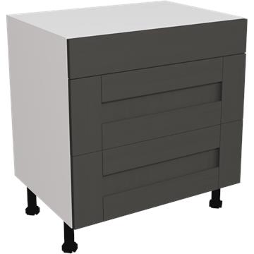wilton oakgrain graphite 3 drawer unit 800