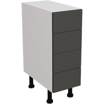 wilton oakgrain graphite 4 drawer unit 300
