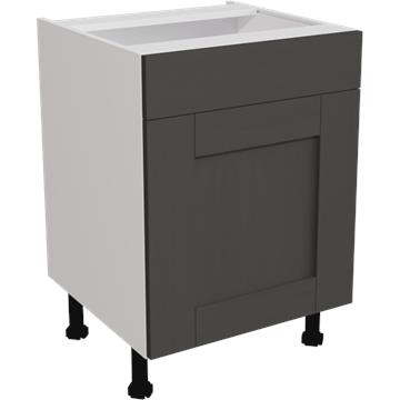 wilton oakgrain graphite drawerline hob sink unit 600