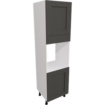wilton oakgrain graphite single oven tall unit 600