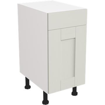wilton oakgrain grey drawerline single base unit 400