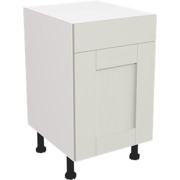wilton oakgrain grey drawerline single base unit 500