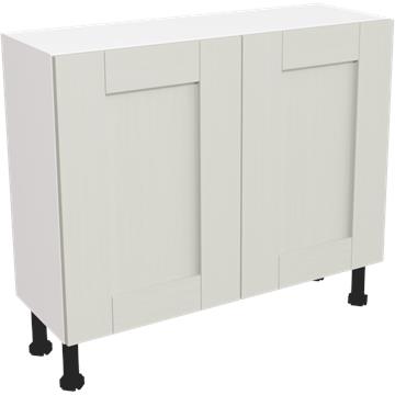 wilton oakgrain grey slim base unit 1000