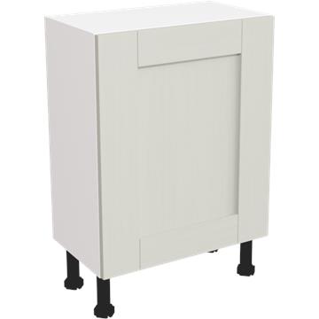 wilton oakgrain grey slim base unit 600