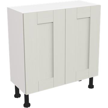wilton oakgrain grey slim base unit 800