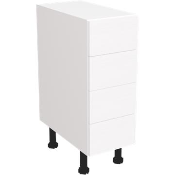 wilton oakgrain white 4 drawer unit 300