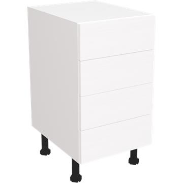 wilton oakgrain white 4 drawer unit 450