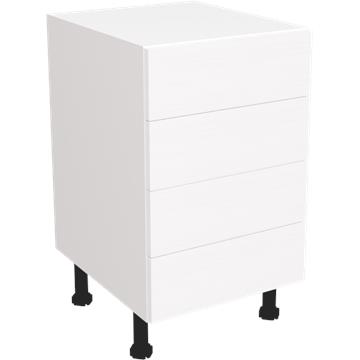 wilton oakgrain white 4 drawer unit 500