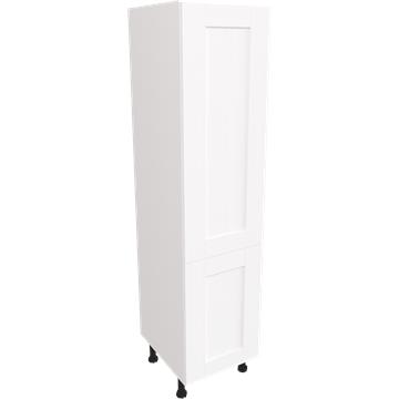 wilton oakgrain white larder unit 500