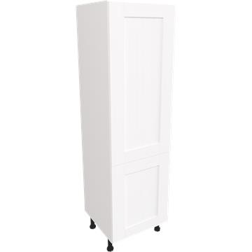 wilton oakgrain white larder unit 600
