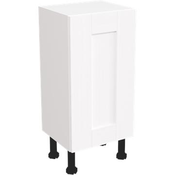 wilton oakgrain white slim base unit 400