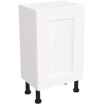 wilton oakgrain white slim base unit 500