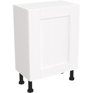 wilton oakgrain white slim base unit 600