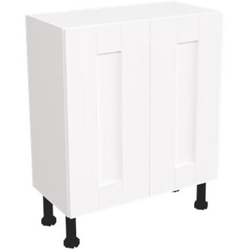 wilton oakgrain white slim base unit 700