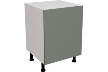 Matt Sage Green Kitchens-firbeck matt sage green highline single base unit 600