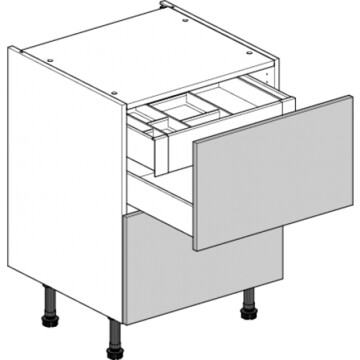 3 drawer unit 600 cutlery drawer