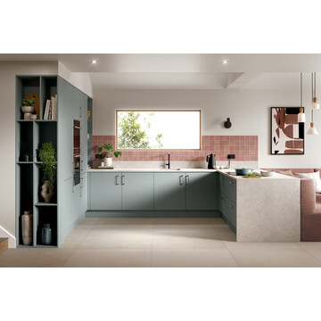 Ora Supermatt Aquamarine from BA Kitchens