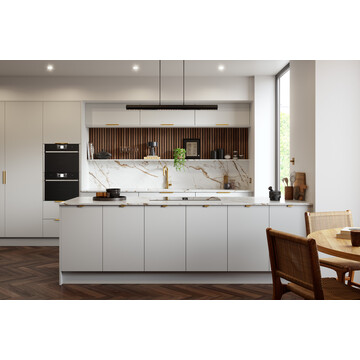 Ora Supermatt Light Grey from BA Kitchens