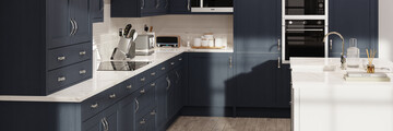 Waterford Woodgrain Indigo Blue