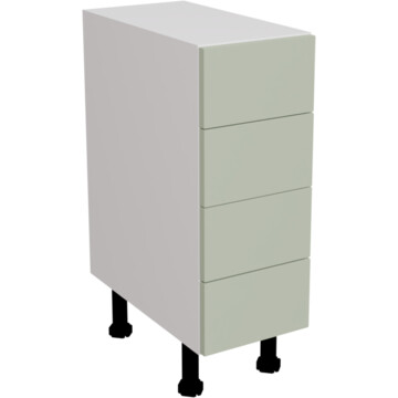ora matt agave green 4 drawer unit 300