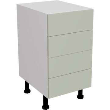 ora matt agave green 4 drawer unit 450