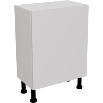 ora matt light grey slim base unit 600