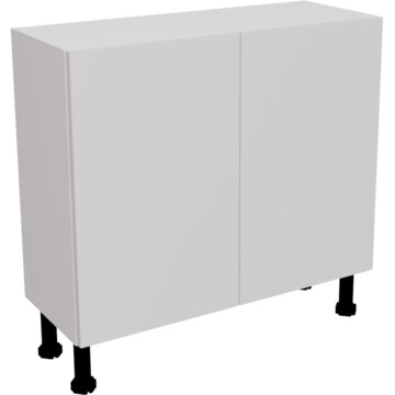 ora matt light grey slim base unit 900