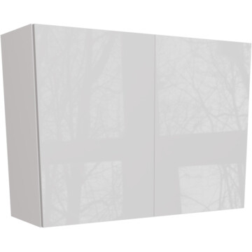 ora gloss light grey double wall unit 1000