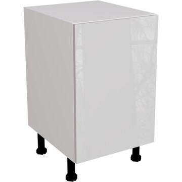 ora gloss light grey highline single base unit 500