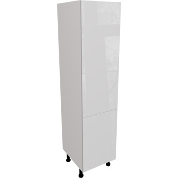 ora gloss light grey larder unit 500