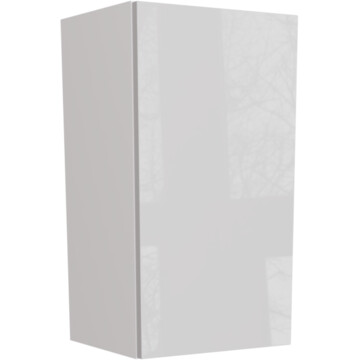 ora gloss light grey single wall unit 400