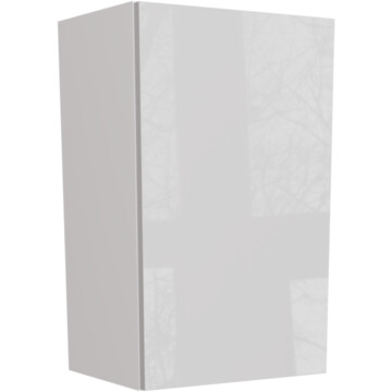 ora gloss light grey single wall unit 450