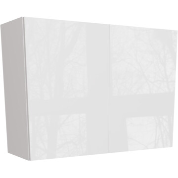 ora gloss white double wall unit 1000