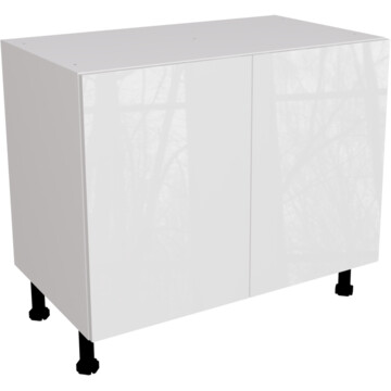 ora gloss white highline double base unit 1000