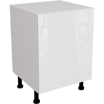 ora gloss white highline single base unit 600